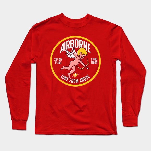 Love From Above Long Sleeve T-Shirt by victorcalahan